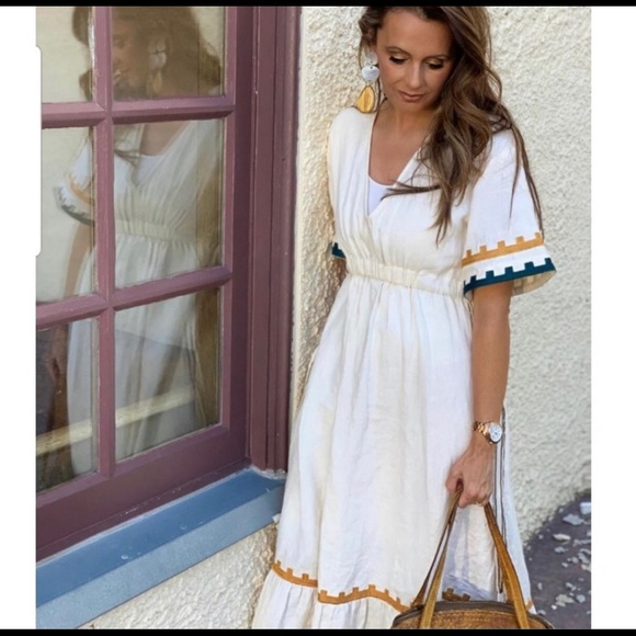 zara studio embroidered dress